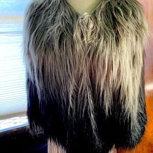 Faux fur jacket from Ellie Tahari